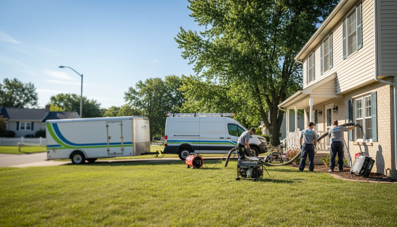 Flooded Basement Restoration And Cleanup With Repair in Daleville, IN near me